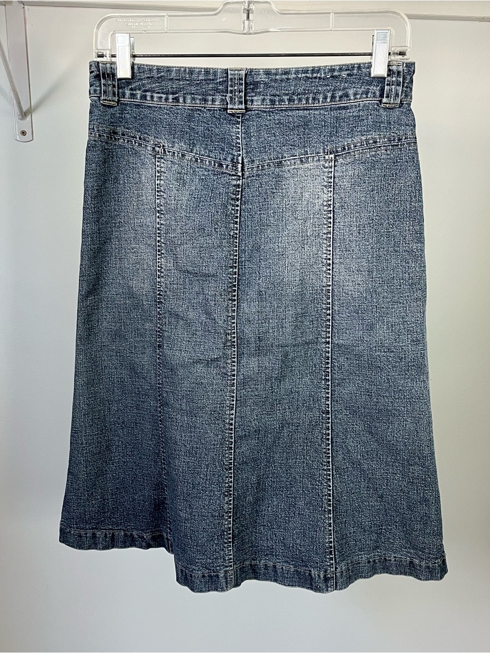 Y2K Request Vivienne High-Waist Knee-Length Denim Skirt Size 7 - Picture 5 of 8